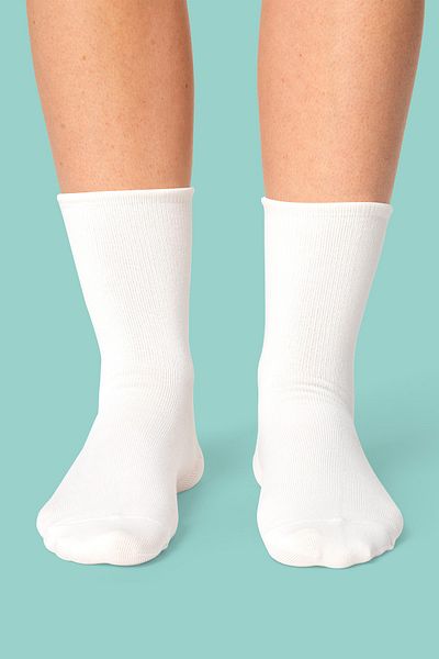 MEKA Unisex 3-pack White Tennis Socks