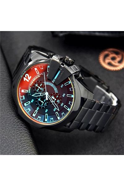 wesscollection Waterproof Men's Wristwatch Metal Cord