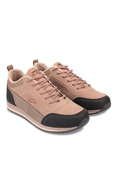 Slazenger Pantofi sport de golf pentru bărbați - nurcă bej, utilizare zilnică, Sa21le030-311