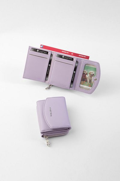 CENGİZ PAKEL Lilac Women's Wallet - 65258 Model