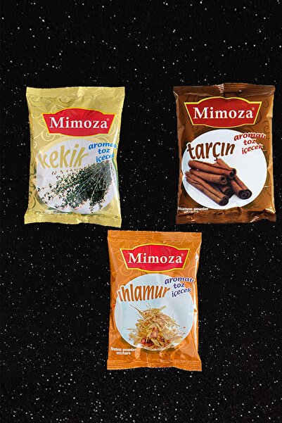 Mimoza C Vitaminli Grip Çayı Toz Içecek Oraleti Tarçın Kekik Ihlamur Kış Ve Meyve Çayı 3lü Aktar Set 700 Gr