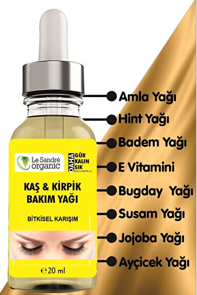 Le Sandre Organic Eyebrow Eyelash Serum - Comfortable Cut