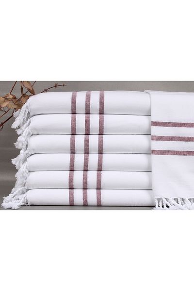 Kayra Export بيشتيمال كلاريت أحمر صغير الحجم 60x100 سم منديل قطني ديكور غسالة الأطباق