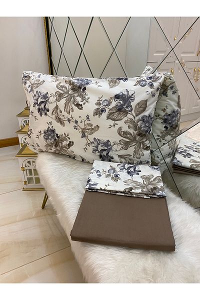 Özcan Ev Tekstil Ranforce Double Sheet Pillow Set 100% Cotton