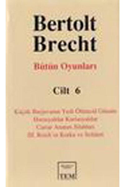 Mitos Boyut Yayınları Berthold Brecht-bütün Oyunları 6, Bertolt Brecht, , Ber...