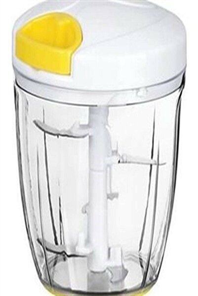 Genel Markalar 5 Bıçaklı Geniş Hazneli Ipli Soğan Sebze Doğrama Rondosu 13x13...