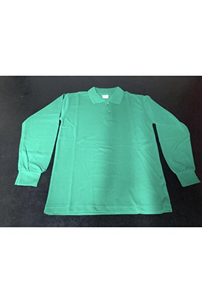 OKULCA Σχολικό μπλουζάκι Unisex Χτενισμένο Βαμβακερό Greenpolo Collar