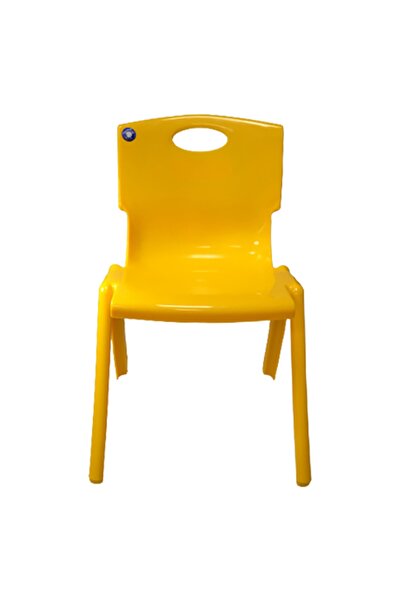 Temel 1.kalite Kırılmaz Çocuk Sandalyesi – Kreş Ve Anaokulu Sandalyesi Sarı 2 Adet