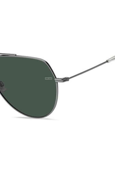 Tommy Jeans Tj 0064/f/s R80qt Unisex Matte Dark Metal Sunglasses