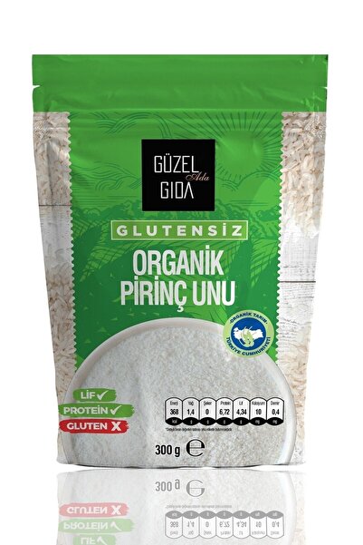 Güzel Ada Gıda Organik Pirinç Unu 300 gr (GLUTENSİZ)