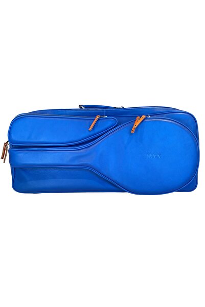 Joya Mavi Deri Tenis Çantası