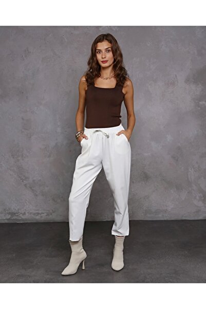 SOFT&SOUL Gına Triko Kahve Atlet