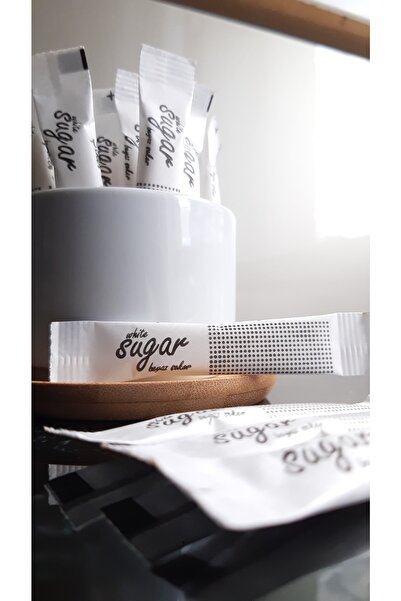 SKRC AMBALAJ Stick Beyaz Toz Şeker 3gr 2000 Adet