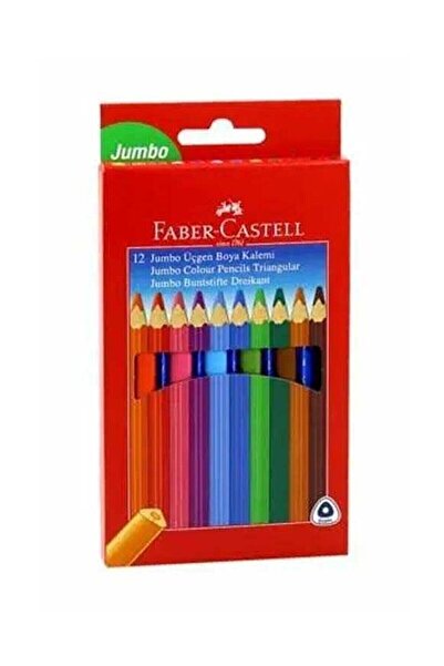 Faber Castell Faber Jumbo Boya Kalemi 12'li