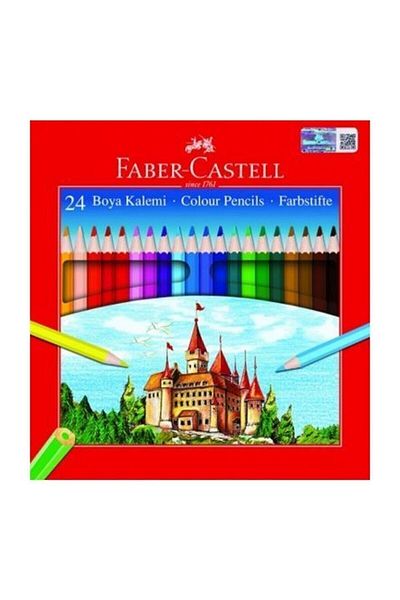 Faber Castell 24 Colors Dry Paint Full Size Cardboard Box -116324 5171