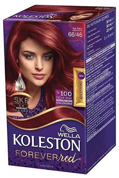 Wella Koleston Süper Saç Boyası Özel Kızıllar Serisi Aşk Alevi 66/46 50 Ml Ka...