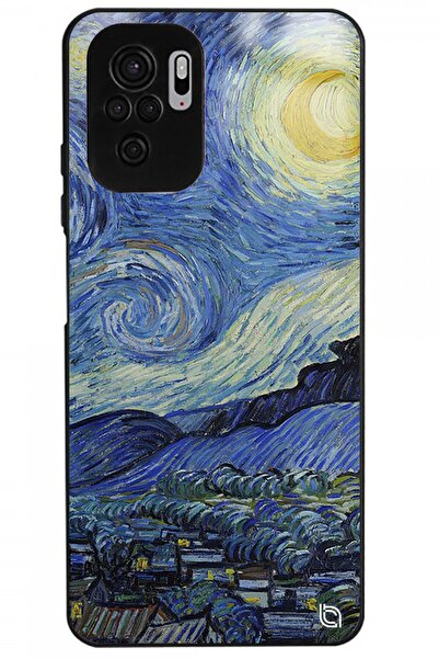 WANNA PROTECT Xiaomi Redmi Note 10s Van Gogh Starry Night Premium Desenli Glo...