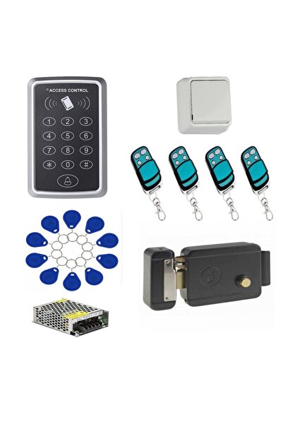 LEDONLİNE Rfid 4x Uzaktan Kumandalı Şifreli Kapı Kilidi Açma Dış Kapı Kilit Seti