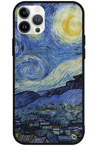 WANNA PROTECT Iphone 13 Pro Max Premium Van Gogh Starry Night Desenli Glossy ...
