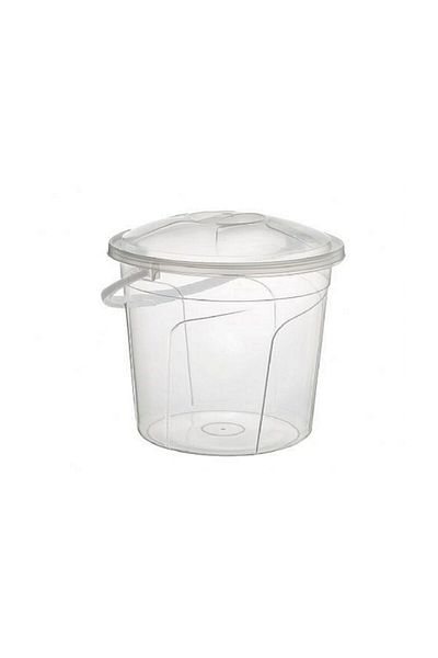 MODA HOME Erkoç Plastic No 2 Διαφανής Κάδος 5 Lt E319