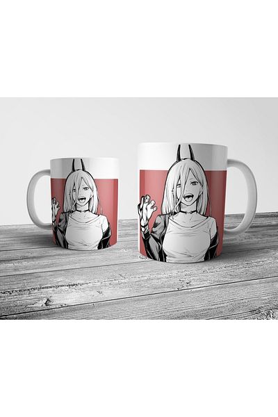 Pixxa Chainsaw Man Mug Cup Model 4