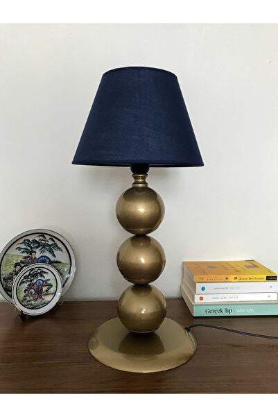 asellus Munis Serisi 3 Toplu Abajur Eskitme Masa Lambası, Dekorasyon Lambası,...