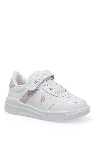 U.S. Polo Assn. Berkeley Jr 2pr White Girl's Sneaker