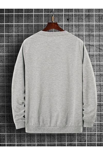 MANCY Hanorac unisex gri cu imprimeu Brooklyn