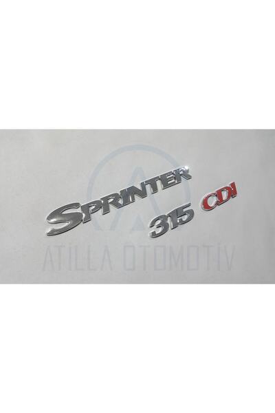 Fabrikasyon Mercedes Sprinter W906 2006-2016 315 Cdi Uyumlu Bagaj Yazı Seti