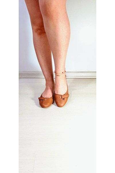 KAPAR Balerini zilnici cu velcro din piele naturală