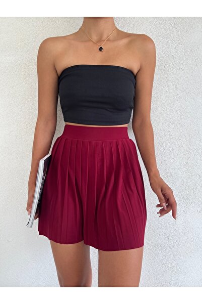 Winmoda34 Women's Tennis Skirt Sports Skirt with Internal Tights