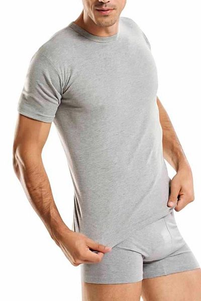 giyimsepeti Pack of 6 Economy Cotton Crew Neck Men's Undershirt