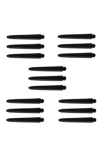 DARTSAN 5 Set (15 PCS) 35mm Nylon Darts Shaft-shaftBlack