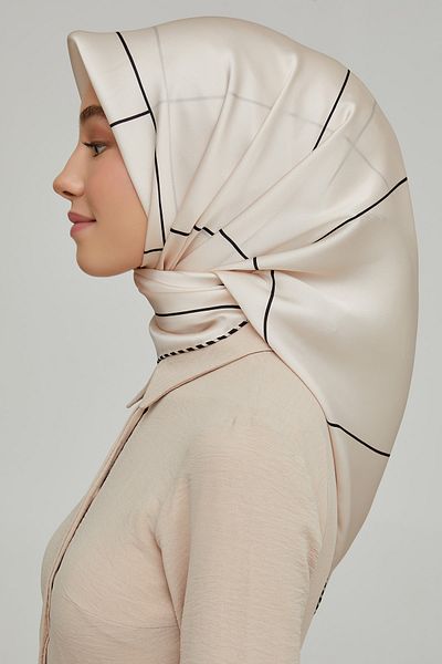 Armine Μεταξωτό κασκόλ 8655d (twill) (νοσταλγία)