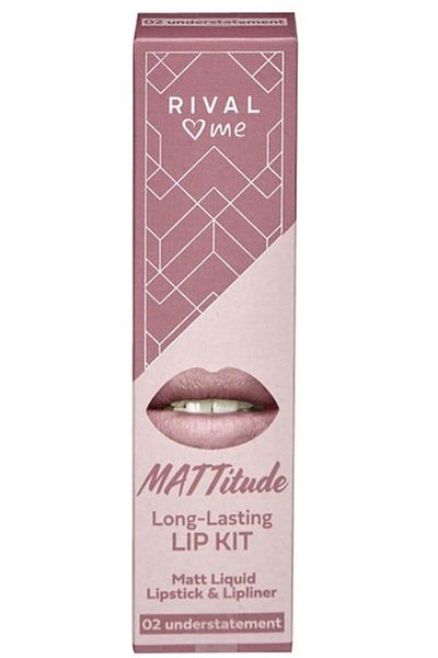 Rival Loves Me Brand: Lipstick Liquid Matte Kit No:02 Mattitude Understatmnt 2-Piece Category: Lipstick