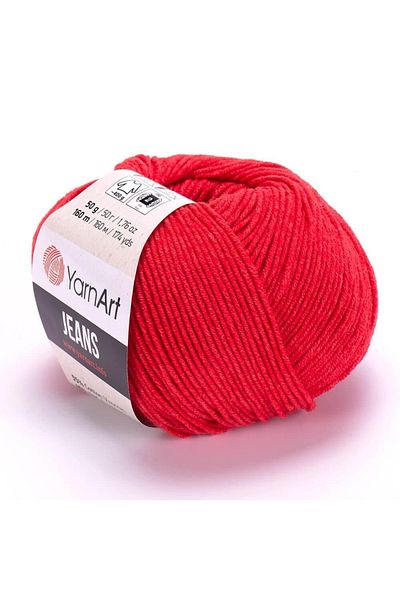 Yarnart Matte Red Jeans - Hand Knitting Yarn