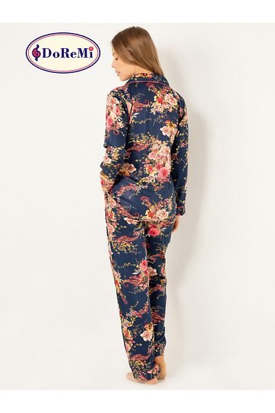 Doremi Natural Viscose Soft Buttoned Pajama Set New Season