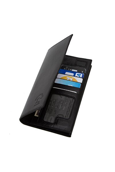 Torz Genuine Leather Wallet Magnetic Large Men's Portfolio Long Credit Card Money Wallet with Phone Compartment