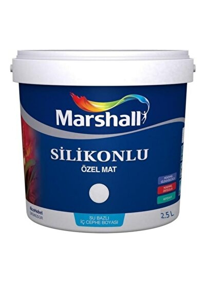 Marshall Silikonlu Özel Mat Iç Cephe Boyası 2,5 Lt 3 Kg