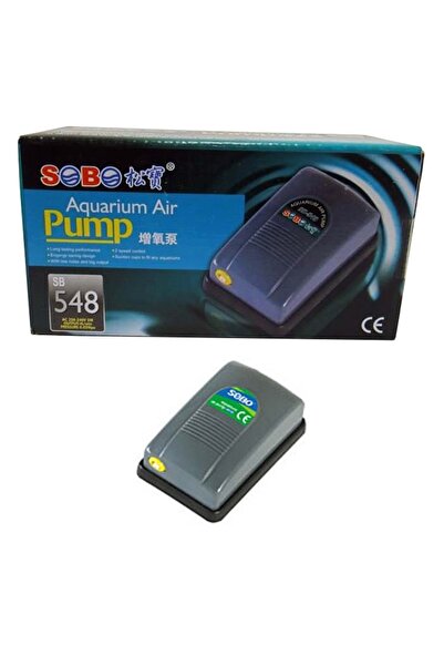 Sobo Sb-548 Tek Çıkışlı Akvaryum Hava Motoru 3,5l/dak 3 W
