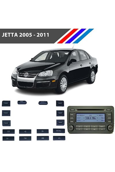 ELG Vw Jetta Mk5 Radio CD Player Keypad 16 Pieces 2005 - 2011