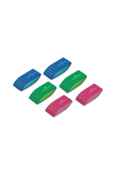 Faber Castell 6 bucăți de șters pentru frunze, culori vii