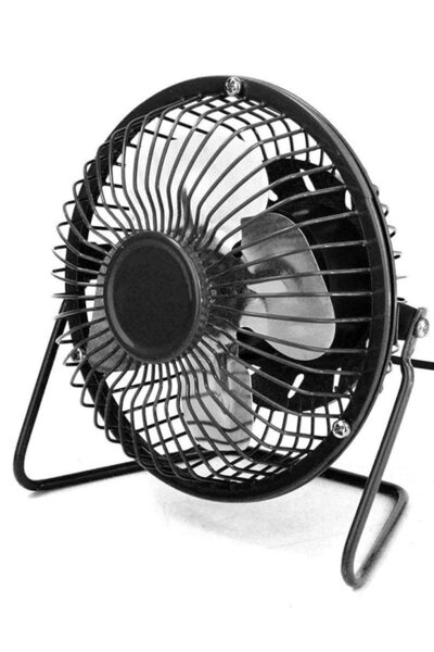 Aksesuarcı Mini Usb Masaüstü Metal Taşınabilir Soğutucu Fan, 4 Inç Metal Usb ...