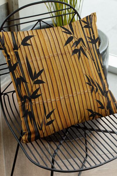 Viva Home 43x43 см Преміум бамбуковий двосторонній чохол для подушки з тайськ...