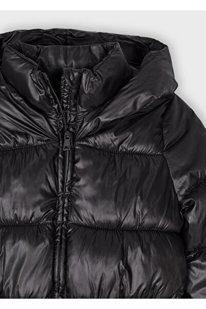 MAYORAL Kışlık Kız Kapşonlu Mont Siyah