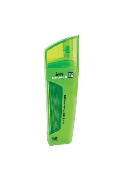 Serve Double 0.7 Mm Min Highlighter Green