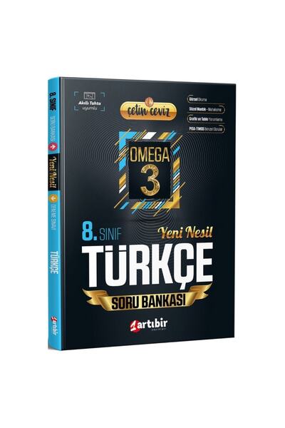 Artıbir Yayınları 8.sınıf Türkçe Soru Bankası Çetin Ceviz Omega 3