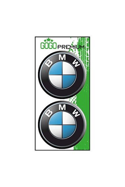 gogo premium Bmw (7x7 Cm) Ikili Damla Etiket