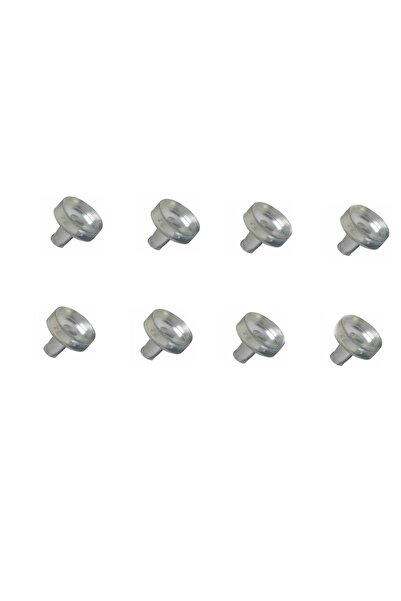 Şahin Cam Masa Altlığı Silikon Cam Tutucu 12 Adet Şeffaf