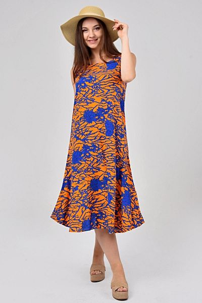 LİKAPA Rochie de vară din viscoză cu bretele 2691